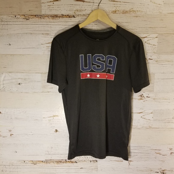 Champion Tops - Champion gray USA tee